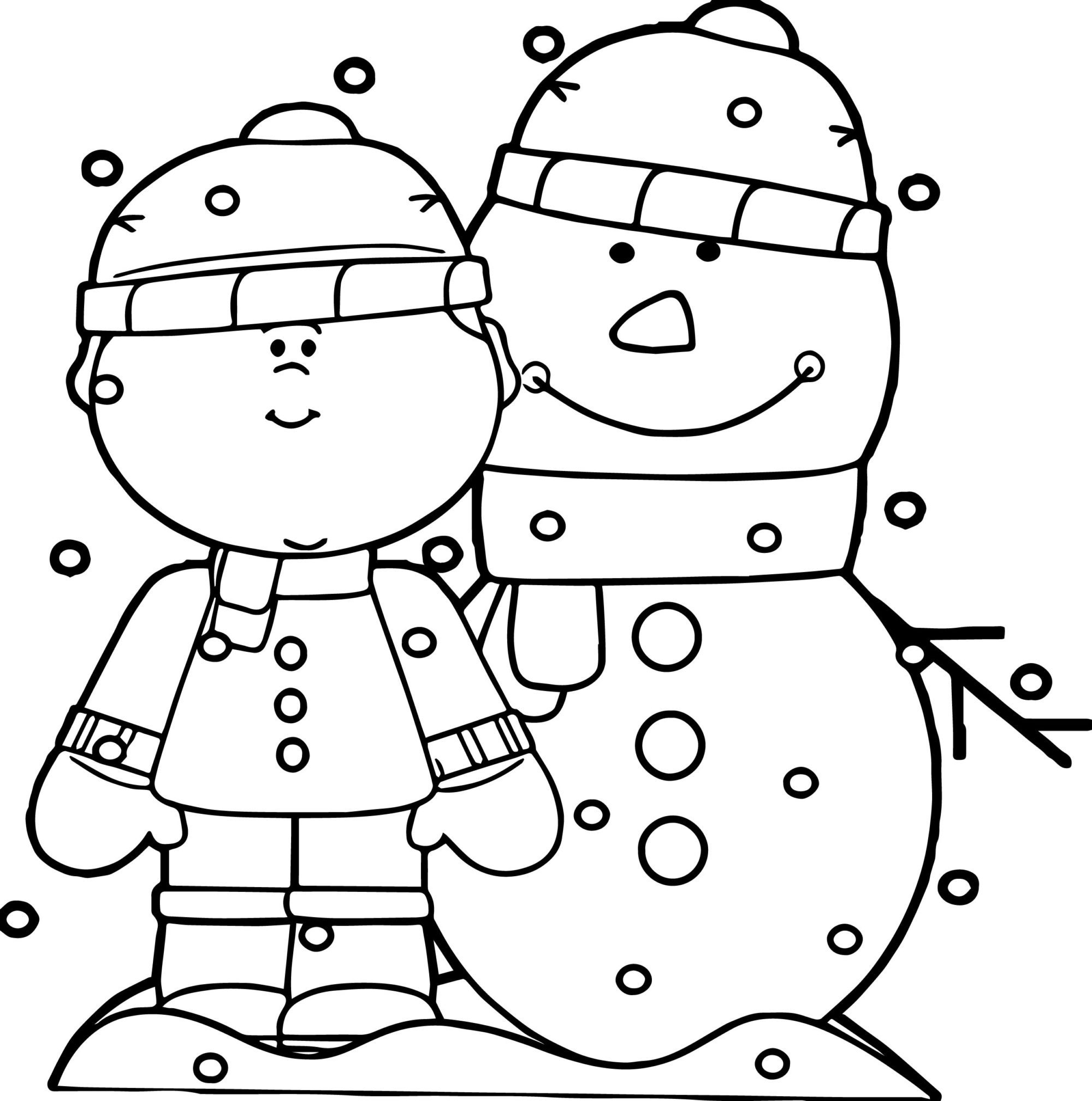 fall winter coloring pages