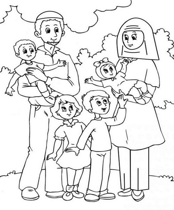 Family Coloring Pages