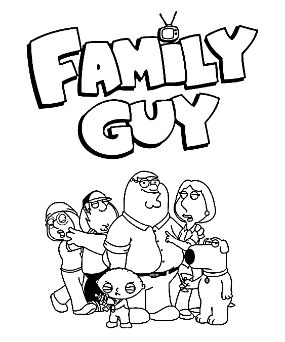 Family Guy Coloring Pages