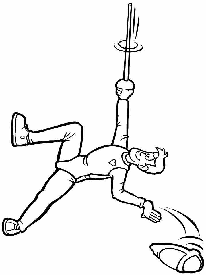 Fencing Sports Coloring Pages