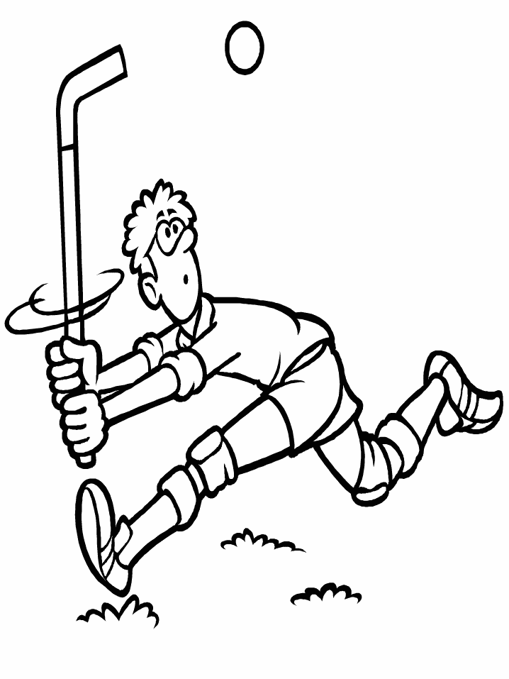 Fieldhockey Sports Coloring Pages