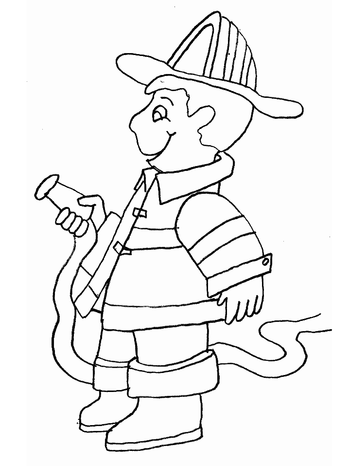 Fireman Coloring Pages