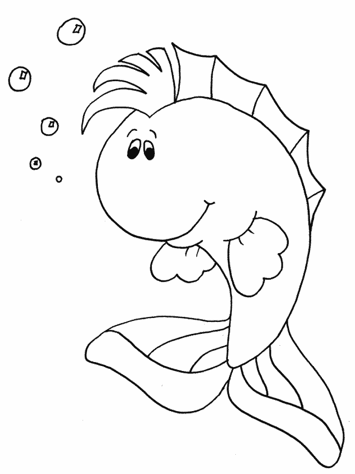 Fish Coloring Pages Free Printable