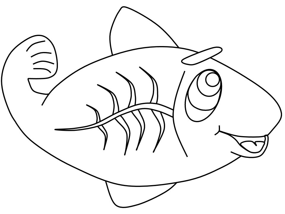 Fish 11 Animals Coloring Pages