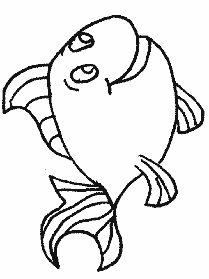 Fish 2 Animals Coloring Pages