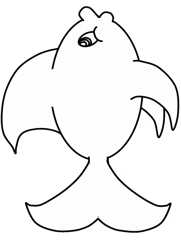 Preschool Fish Coloring Pages