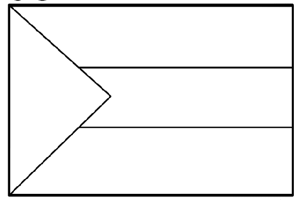 Flag of Sudan coloring page
