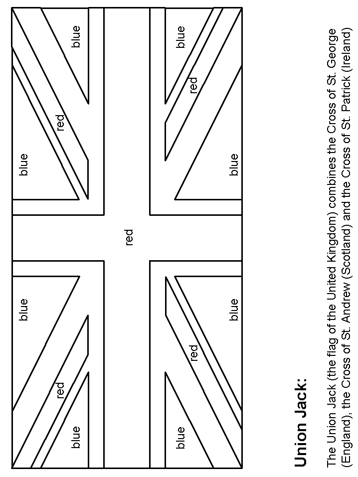 Flag1 England Coloring Pages