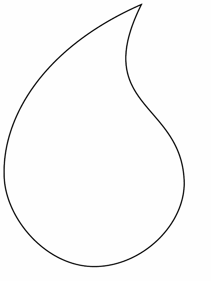 Flame Simple-shapes Coloring Pages