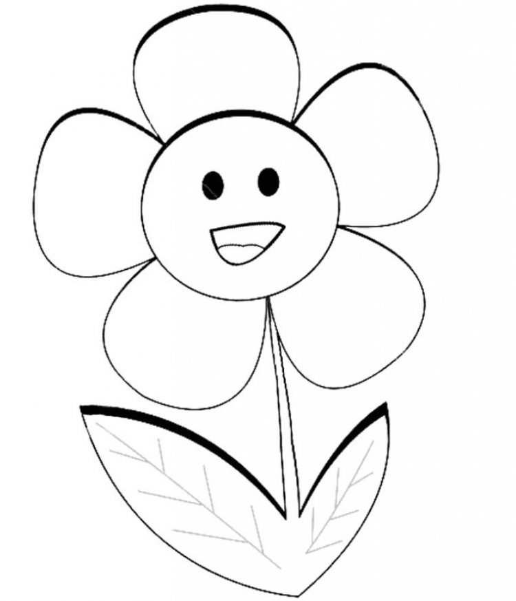 flower coloring pages kids