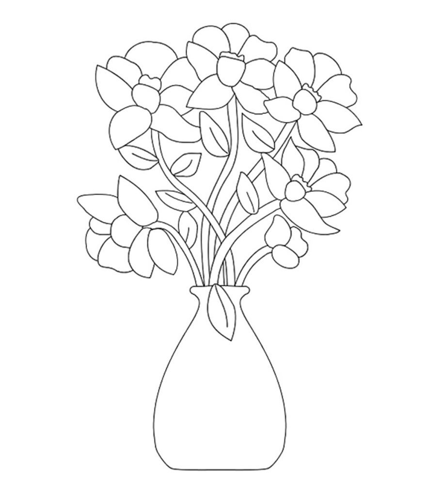 flower printable coloring pages