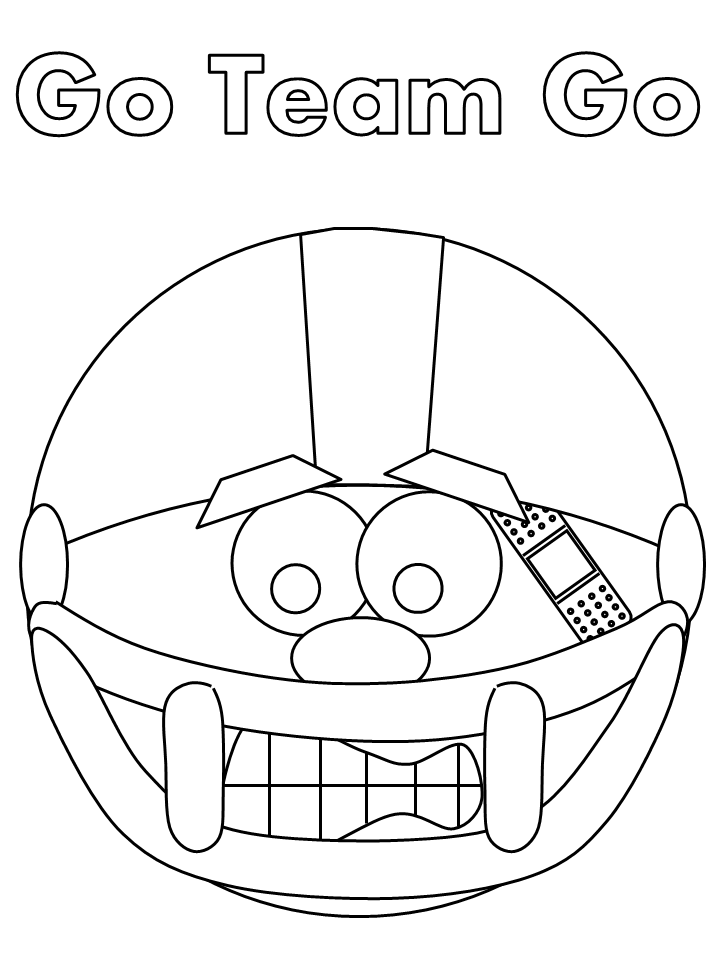 Football Sports Coloring Page