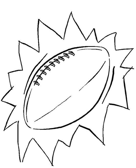 Football Coloring Page