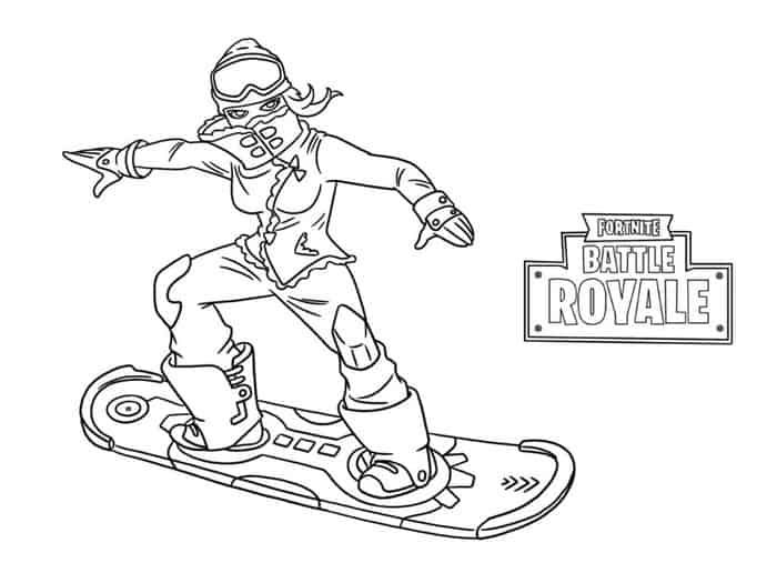 fortnite coloring pages st. winter