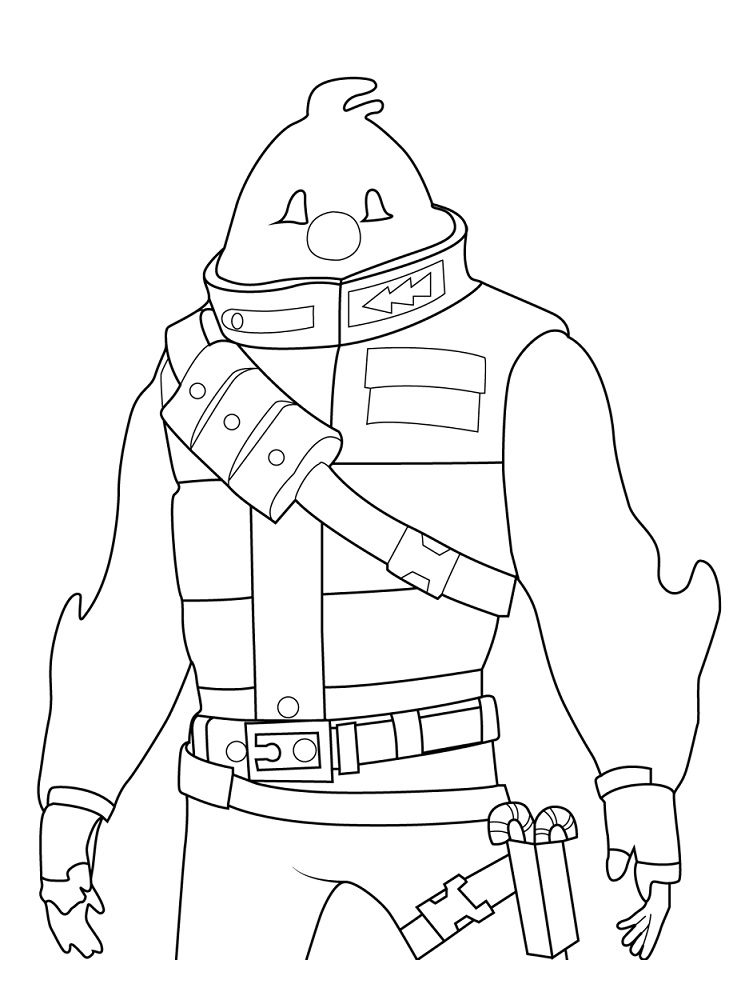 fortnite winter coloring pages