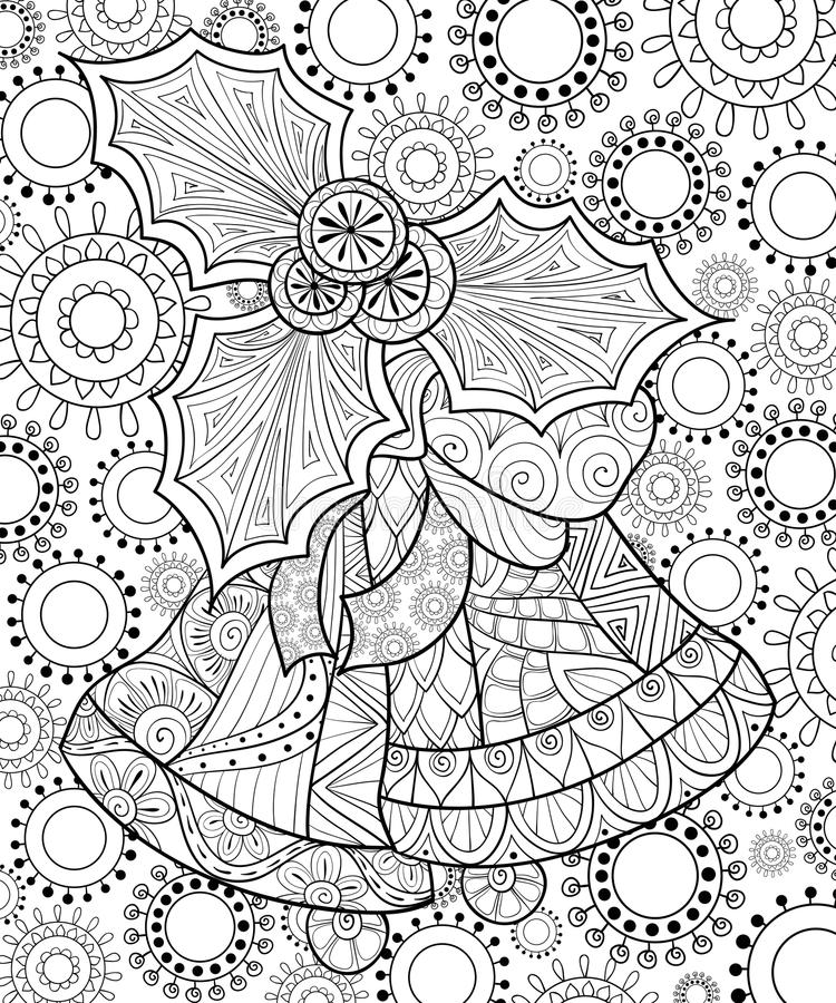 free adult coloring pages - winter theme