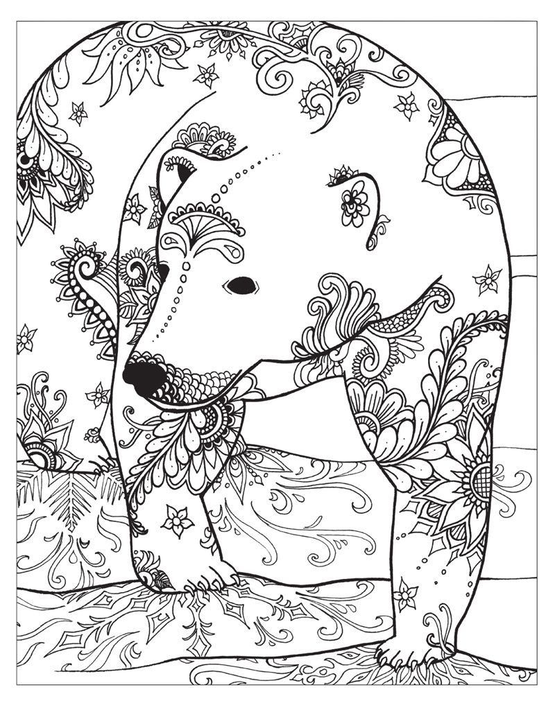 free adult printable coloring pages winter