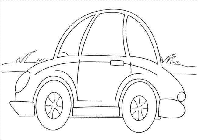 free car coloring pages
