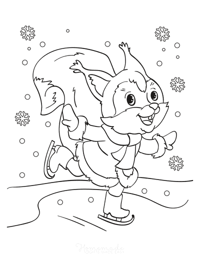 free-clip-art-coloring-pages-of-winter-animals