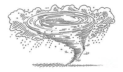 free coloring pages of a water tornado