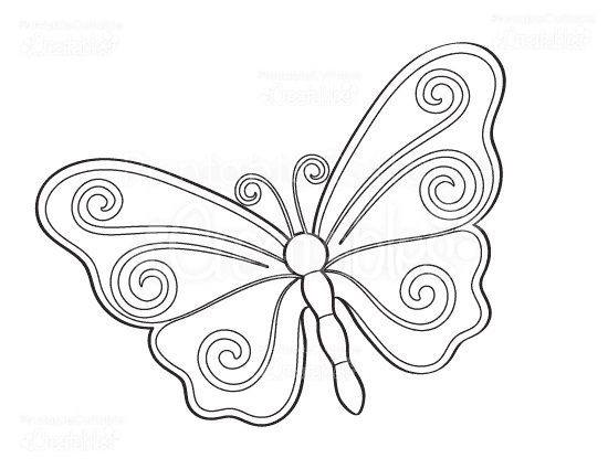 free coloring pages of butterfly