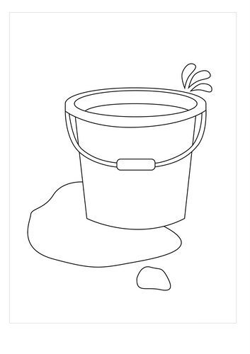 free coloring pages printable water pale