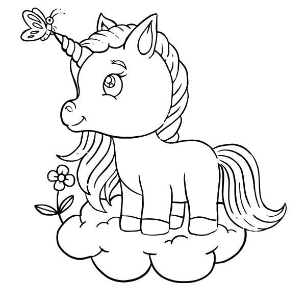 free coloring pages unicorn