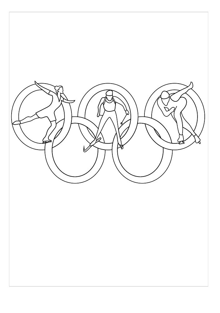 free coloring pages winter olympics