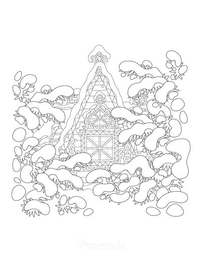 free coloring pages winter theme
