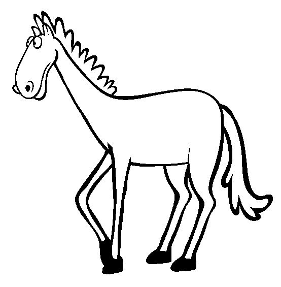 free horse coloring pages online