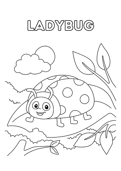 Free Insect Coloring Pages for Preschoolers