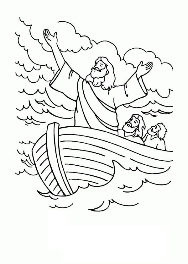 free jesus provides water preschool coloring pages