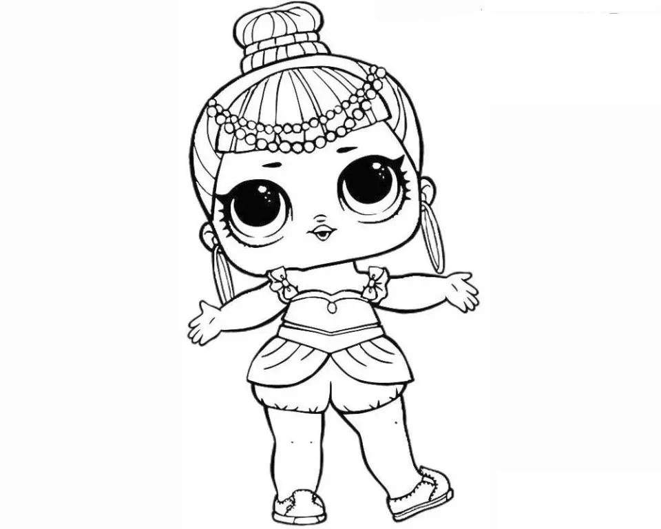 free lol dolls coloring pages