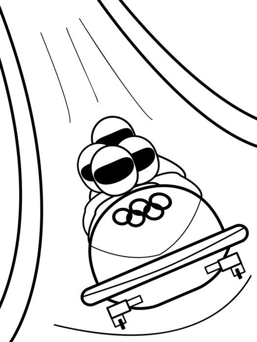 free printable 2018 winter olympics coloring pages snowshoeing