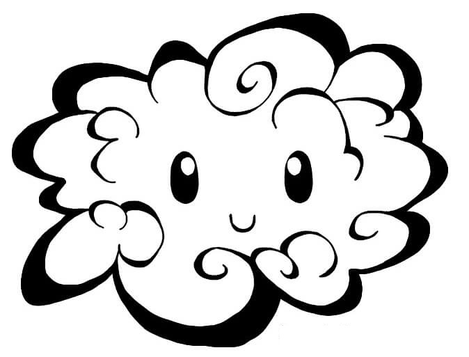 Free Printable Cloud Coloring Pages