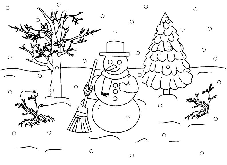 free printable coloring pages for winter
