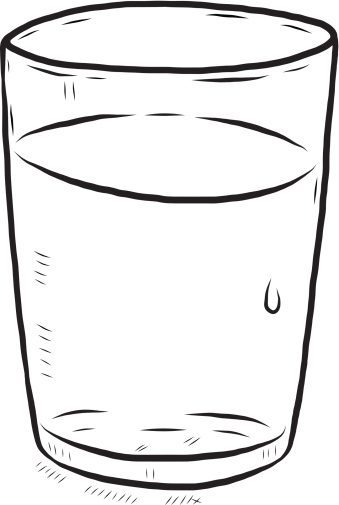 free printable coloring pages of glass of water
