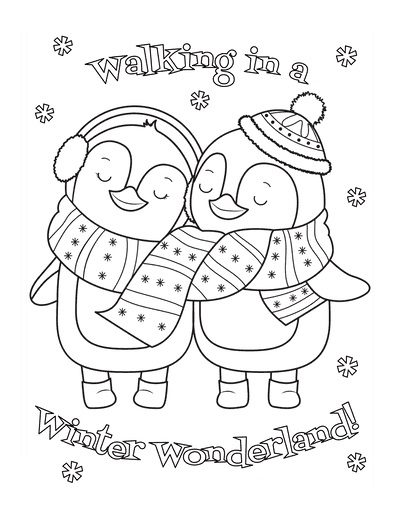 free printable coloring pages winter