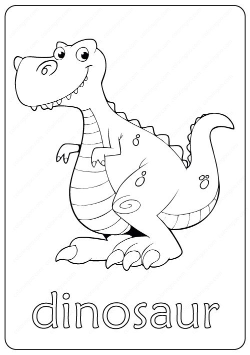 free printable dinosaur coloring pages pdf