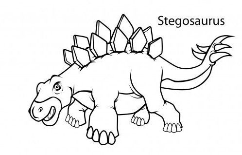 free printable dinosaur coloring pages with names