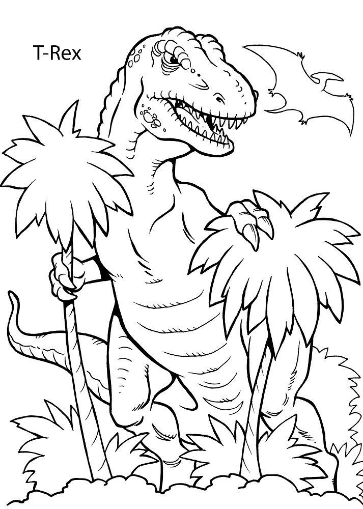 free printable dinosaur coloring pages