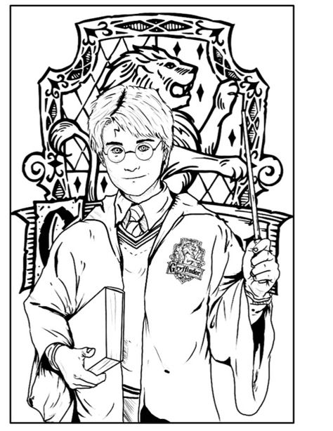 Free Printable Harry Potter Coloring Pages