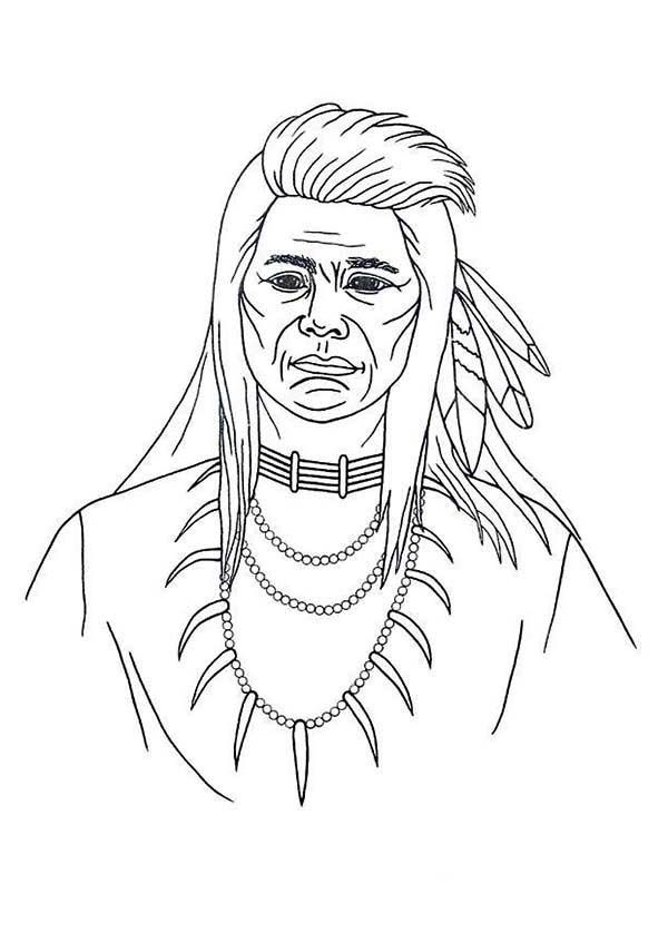 Free Printable Indian Coloring Pages