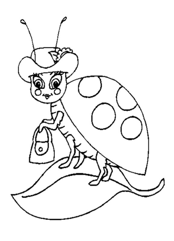 free printable ladybug coloring pages