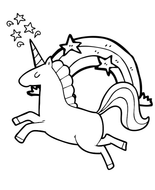 free printable unicorn coloring pages