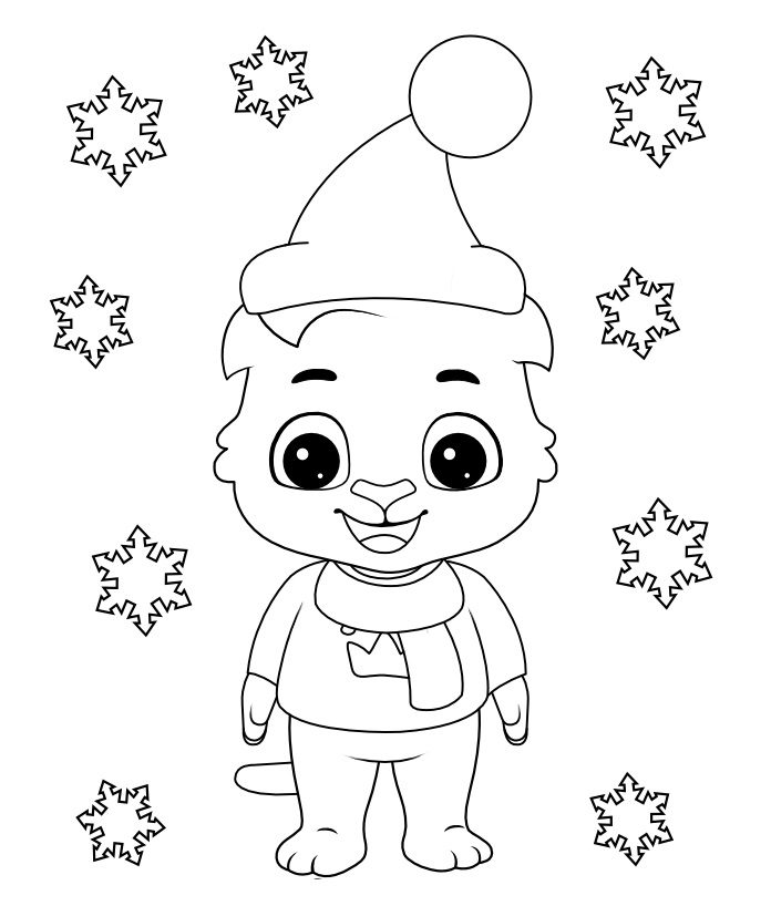 free printable winter coloring pages for preschoolers