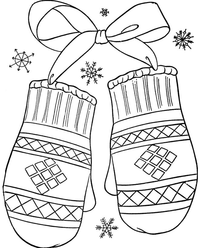 free printable winter coloring pages