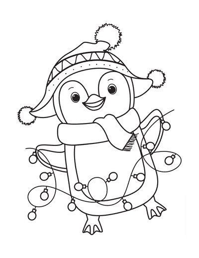 free winter coloring pages