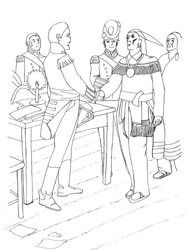French and Indian War Coloring Pages