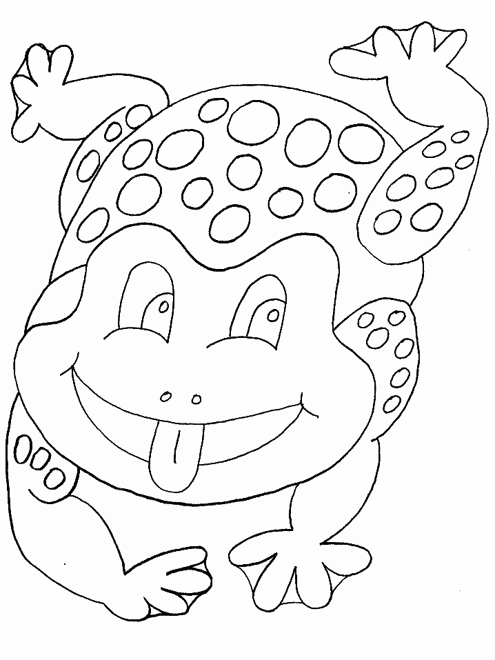 Frog Animals Coloring Pages